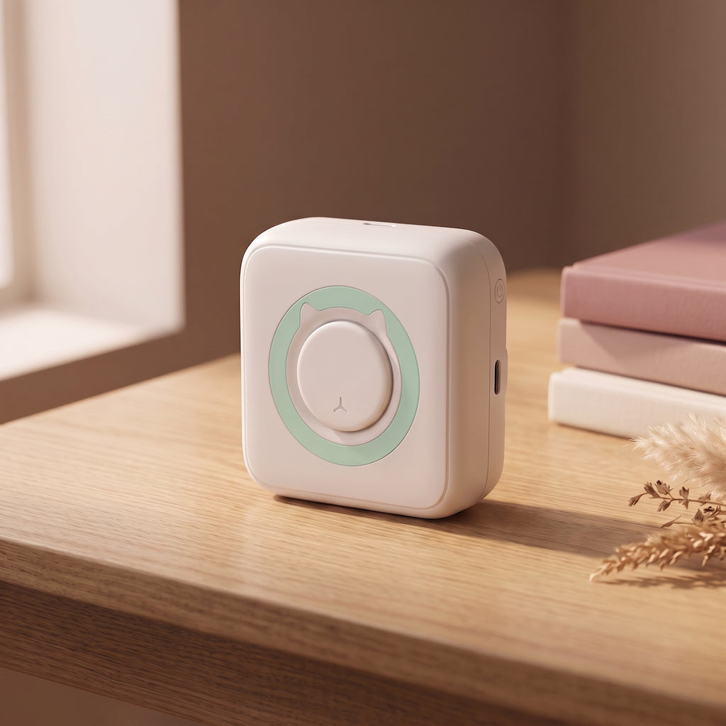 Mini Bluetooth Label Printer — Portable Sticker & Photo Maker