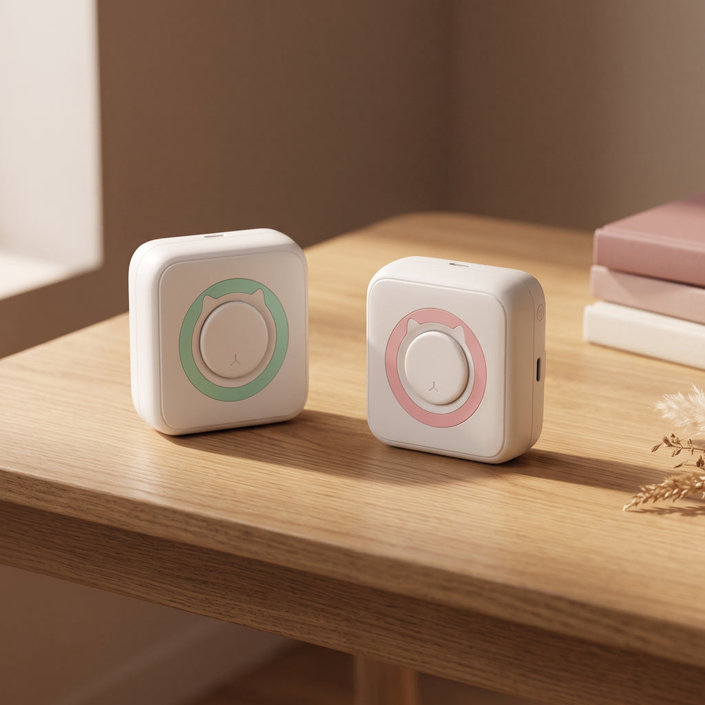 Mini Bluetooth Label Printer — Portable Sticker & Photo Maker